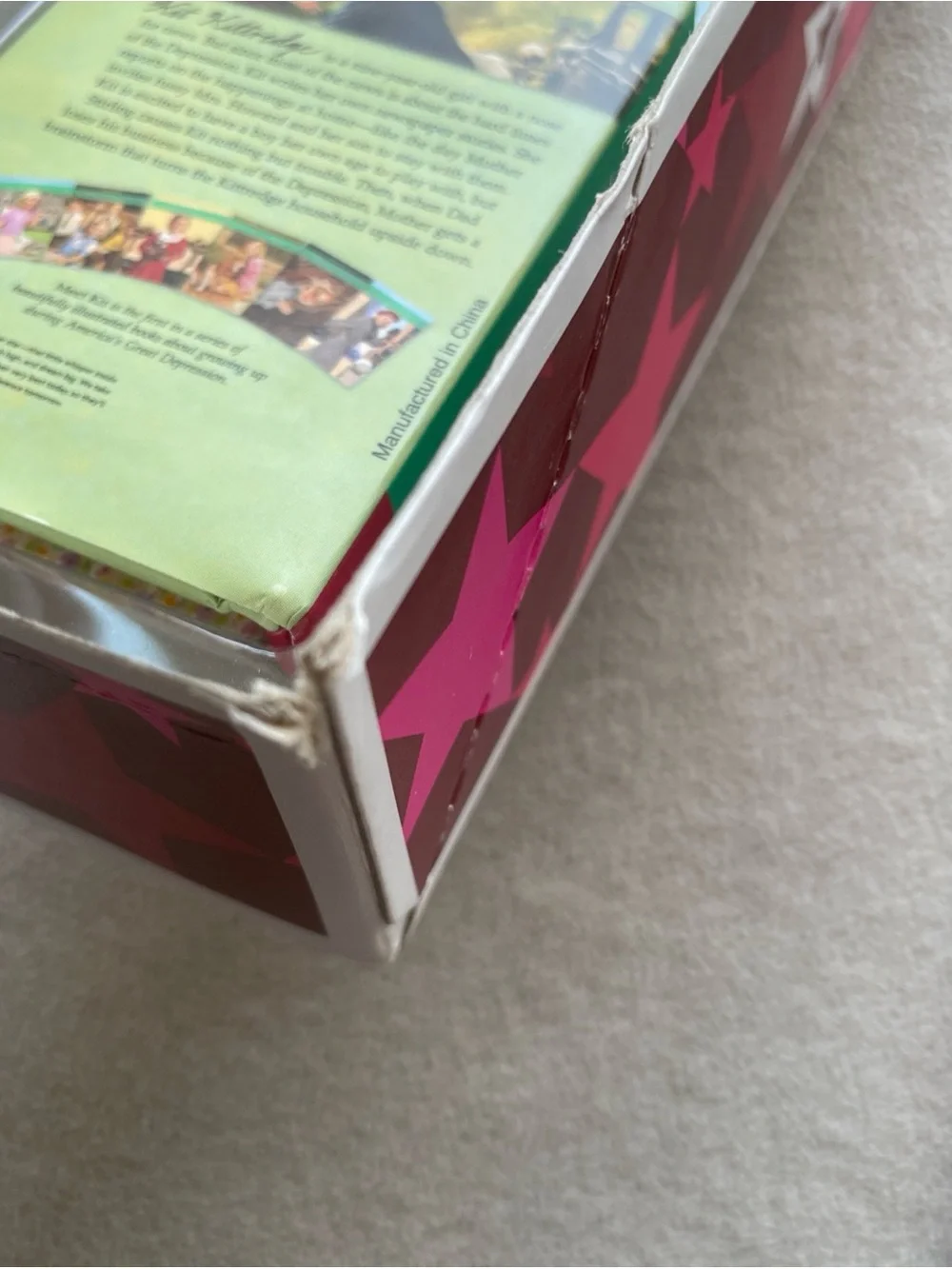 American Girl Mini Doll Collection Kit Kittredge With Box & Book 6.5